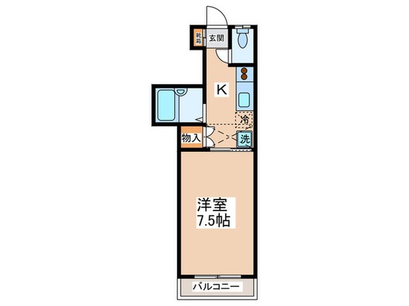 エスポワールの物件間取画像